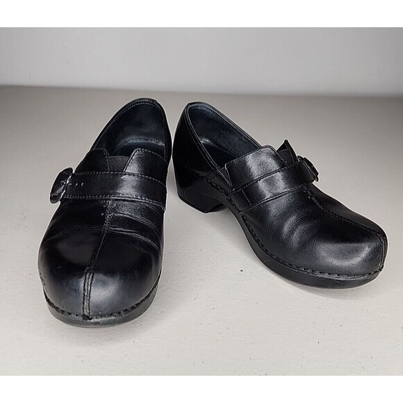 Dansko Professional Clog Size 36 US 5.5-6 Women's Black Leather - Picture 1 of 11